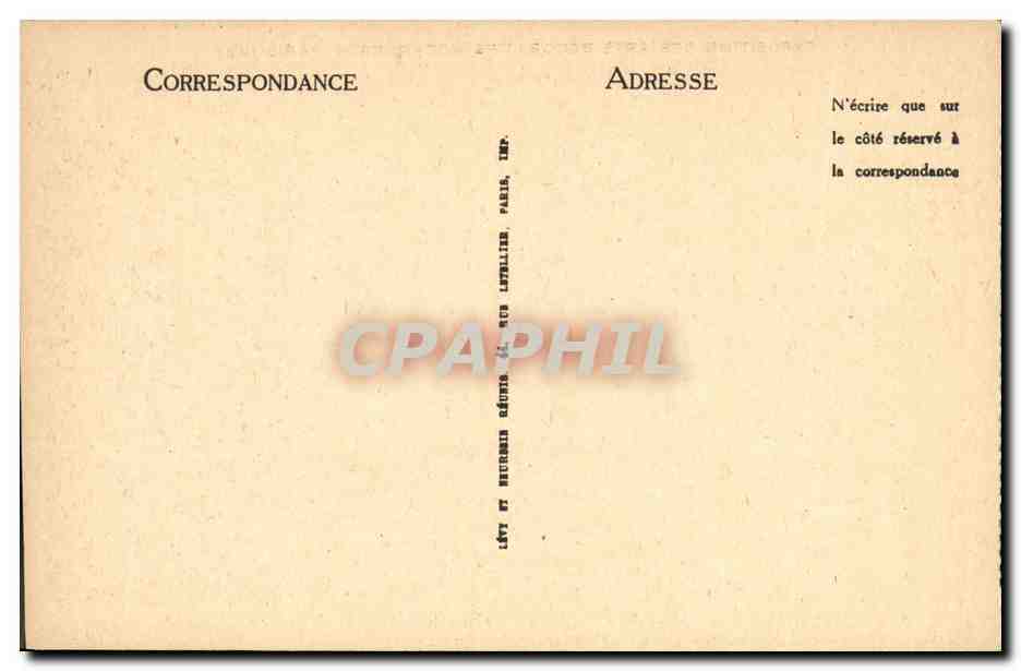 Jardin des Oiseaux et Pavillon de l'Office National du Vin — Exposition des Arts Décoratifs Modernes — Paris 1925 — Verso