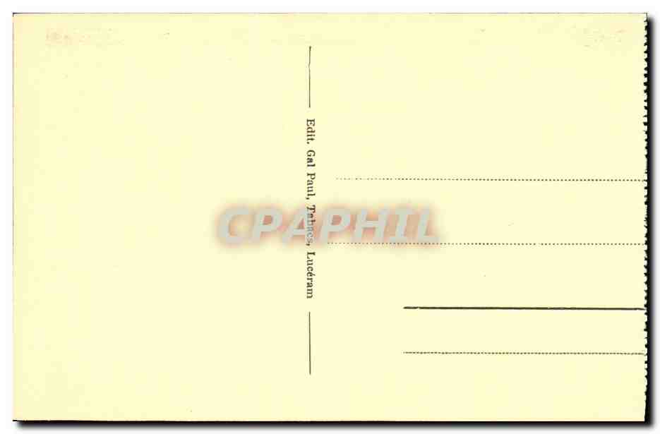 CPA Luceram Fresques de la Chapelle St Gras — Rückseite