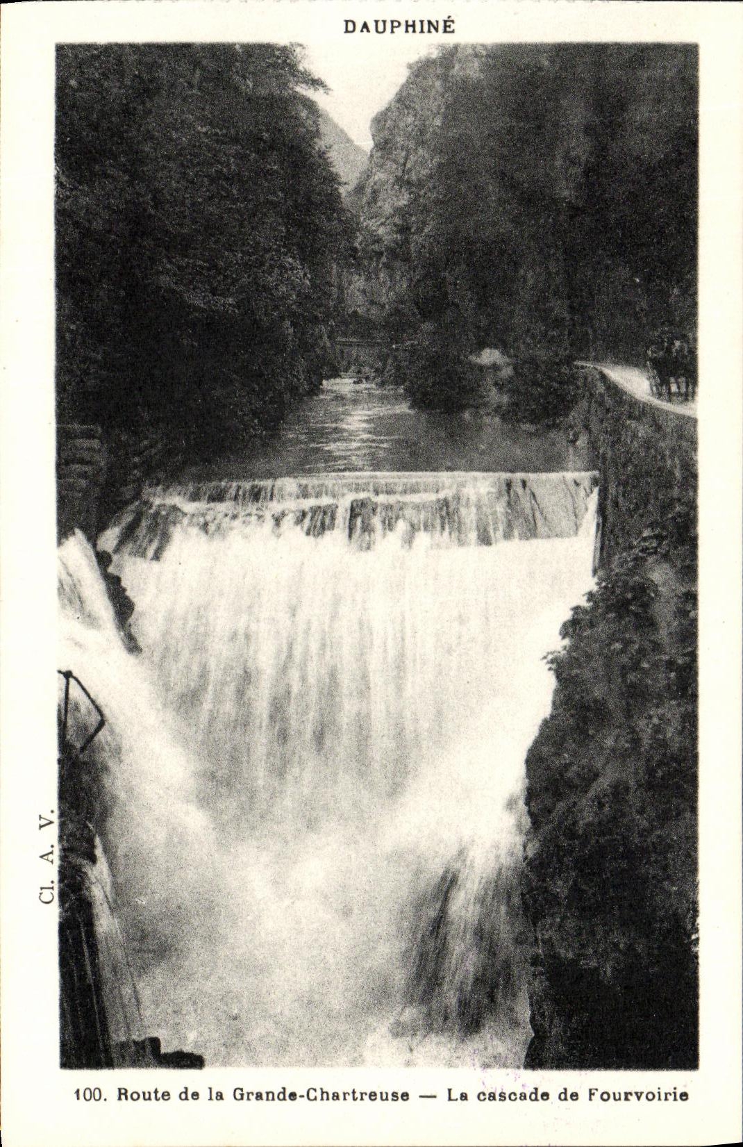 Dauphiné — Cascade de Fourvoirie — Route de la Grande-Chartreuse — Cl.A.V. n°100