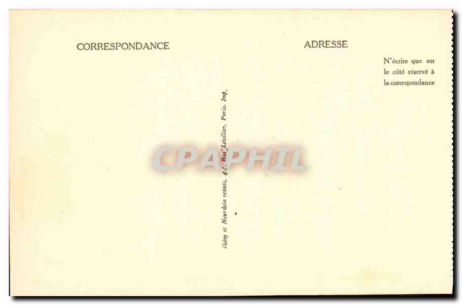 Deauville — La Mairie et la Poste — LL — Verso