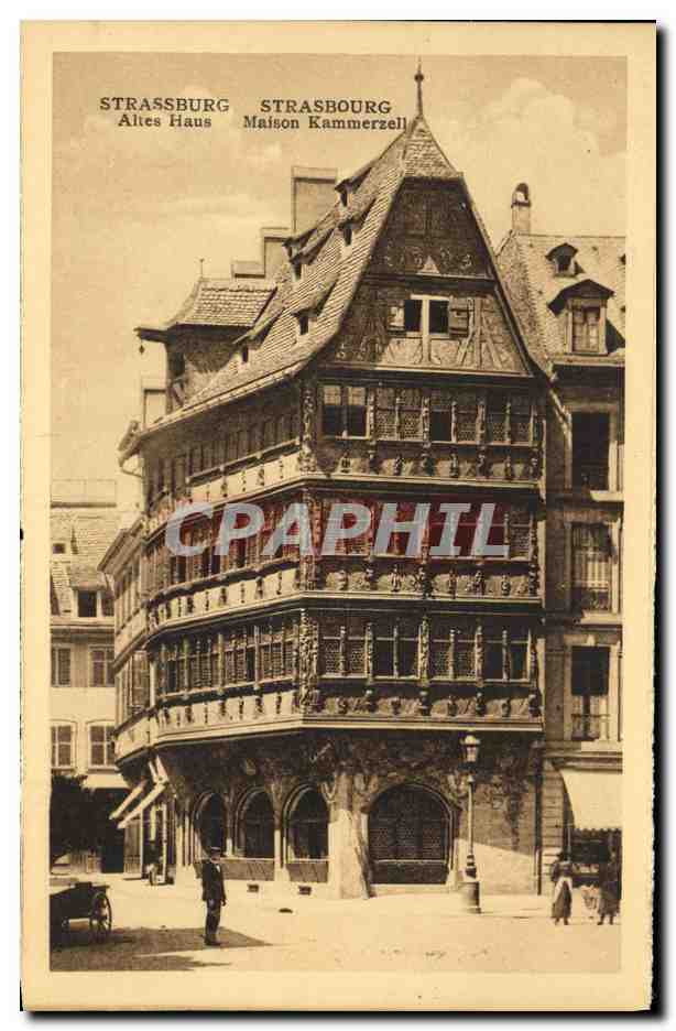 CPA Strassburg Maison Kammerzell