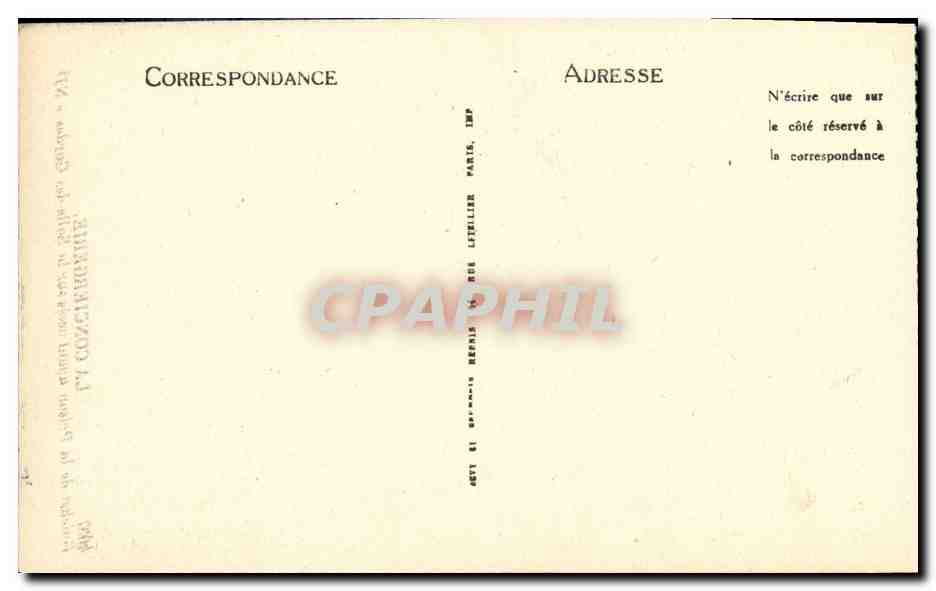 CPA La Conciergerie Guichet de la Prison ayant acces sur la Salle des Gardes — Rückseite