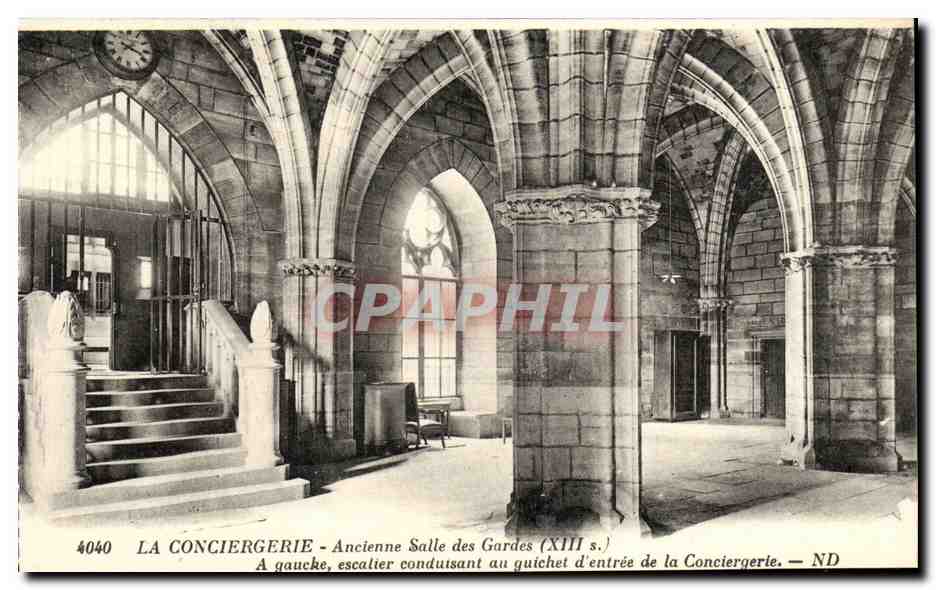 CPA La Conciergerie Ancienne Salle des Gardes Paris 
