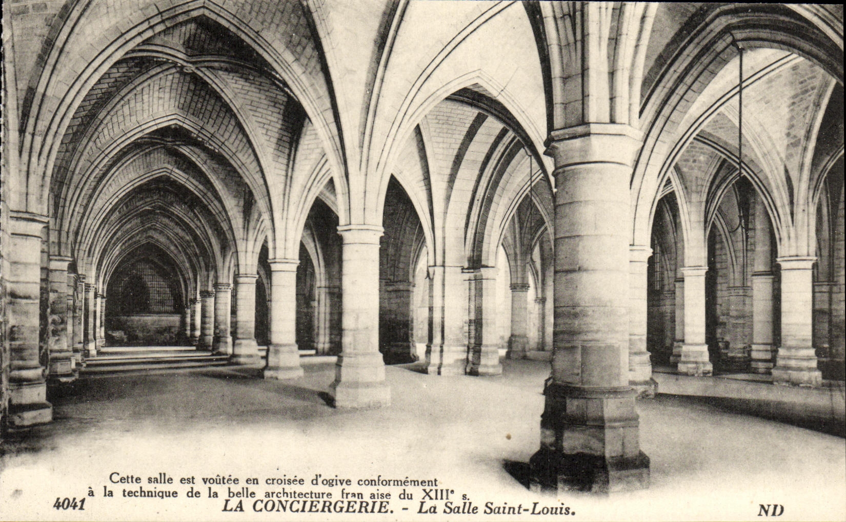 CPA La Conciergerie La Salle Saint Louis Paris