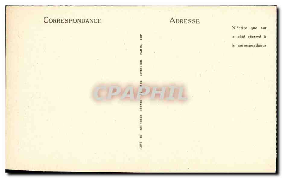 CPA Paris La Conciergerie La Salle Saint Louis Escalier conduisant autrefois aux appartements du roi — Rückseite