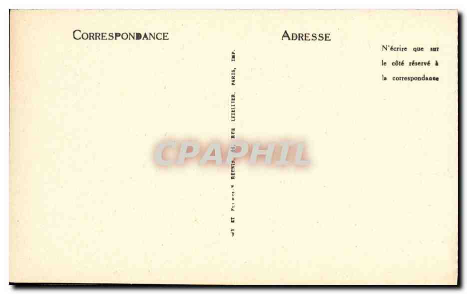 CPA Paris La Conciergerie Couloirs desservant les Cachots  — Verso