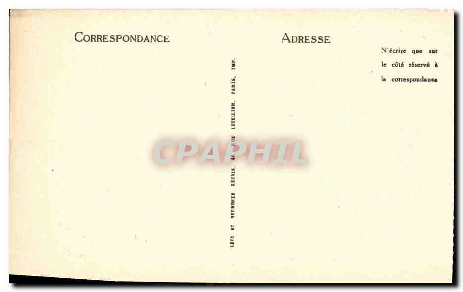 CPA Paris Reproduction d une estampe de Duplessis Bertaut representant dans le bas une seance du Tribunal revolutionnair — Rückseite