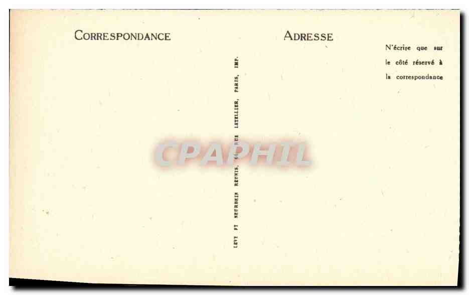 CPA Revolution Francaise Marie Antoinette Devant le Tribunal Revolutionnaire — Rückseite