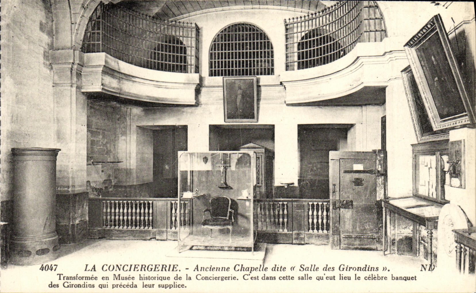 CPA Paris La Conciergerie Ancienne Chapelle dite Salle des Girondins