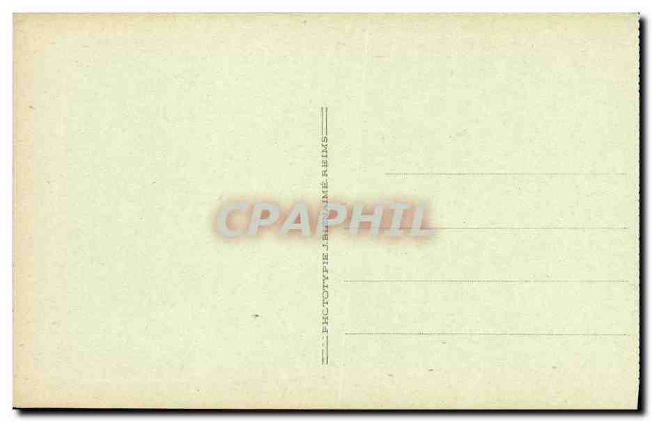 CPA Le Front de Champagne Tank de Construction allemande utilise par l ennemi Militaria — Rückseite