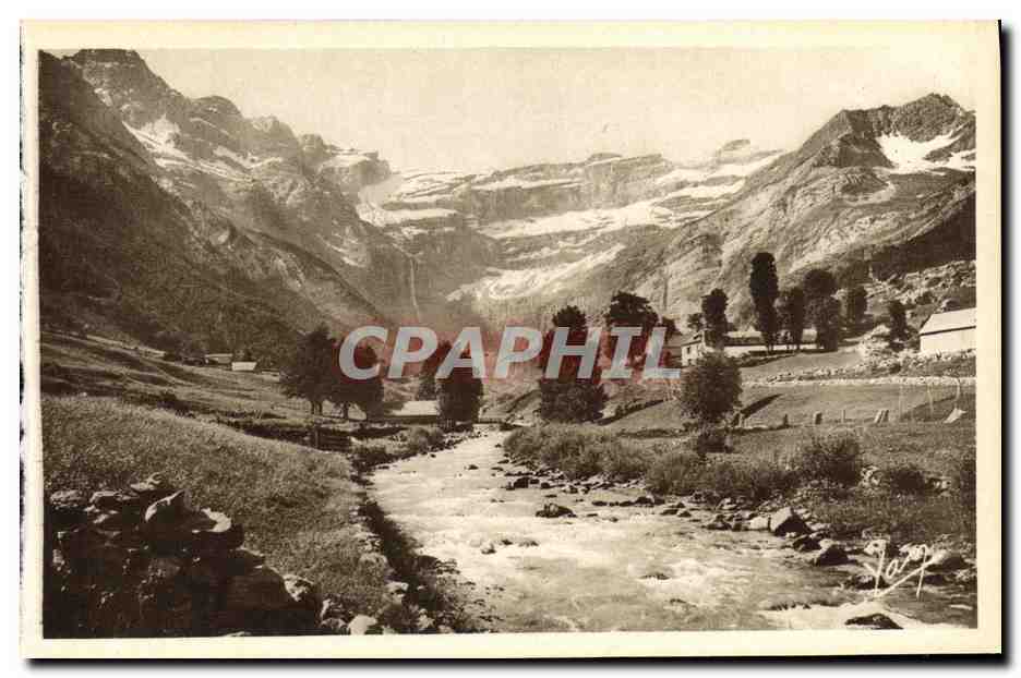CPA Gavarnie Le Cirque et le Gave