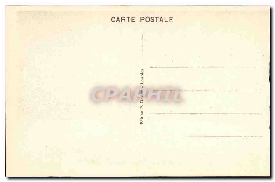 CPA Cauterets Le Pont D Espagne — Verso