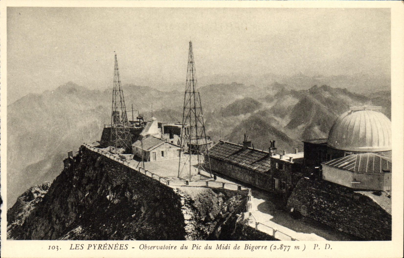 CPA Observatoire du Pic de Midi de Bigorre