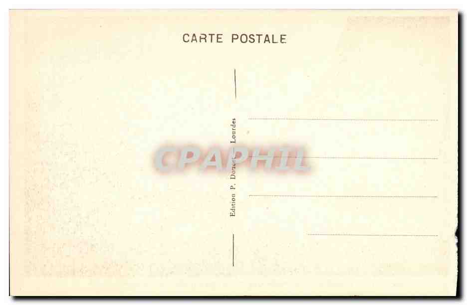 CPA Observatoire du Pic de Midi de Bigorre — Verso