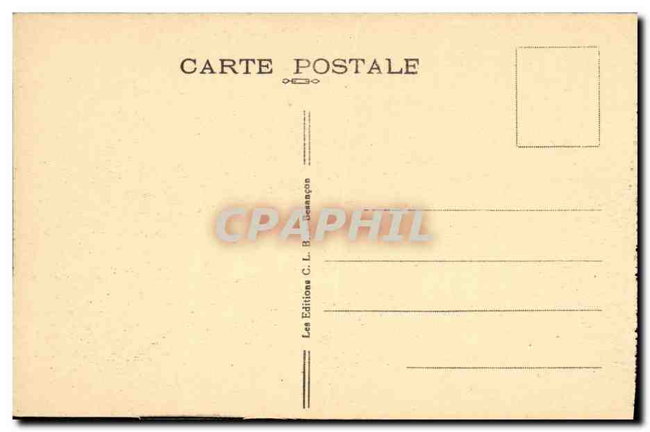 Besançon-les-Bains — Square Castan, Porte Noire et Cathédrale Saint-Jean — Éditions C.L. Besançon, n°46 — Reverso