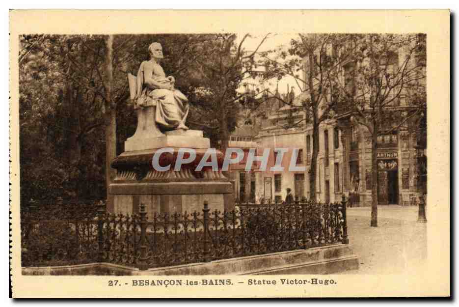 BESANÇON-les-BAINS — Statue Victor Hugo — Les Editions C. L. B. Besançon