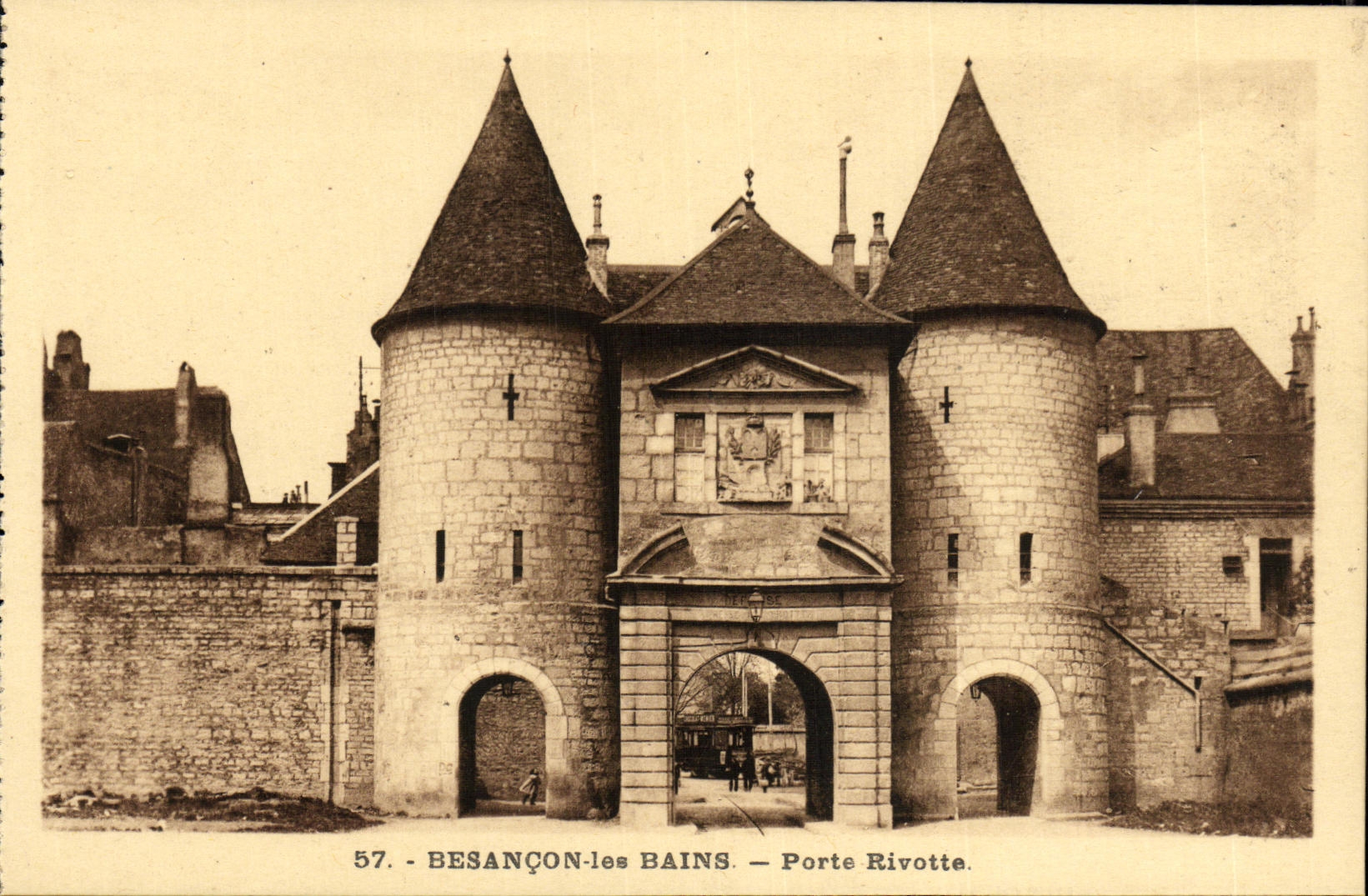 Besançon-les Bains — Porte Rivotte — Les Éditions C. L. B. Besançon