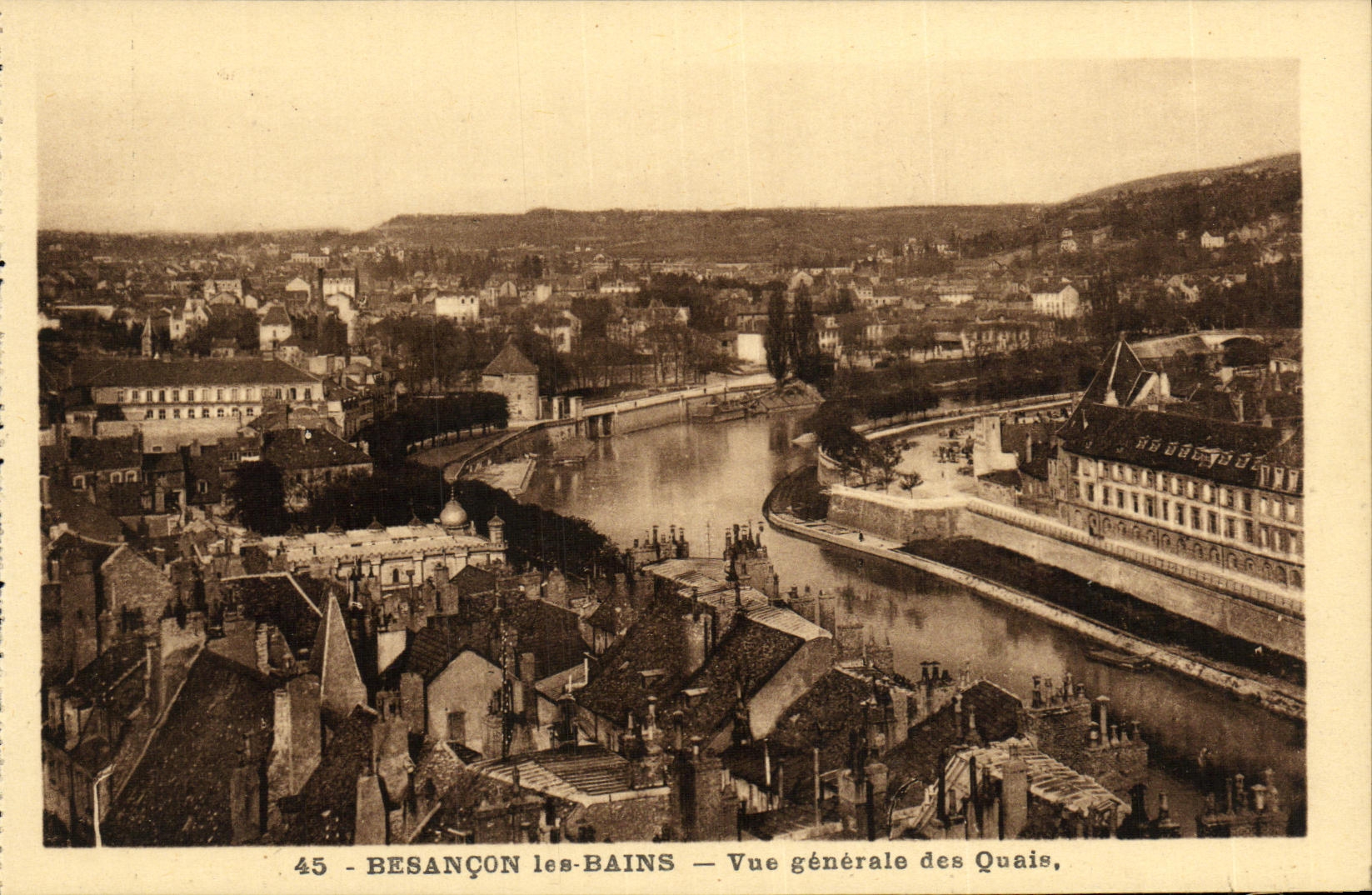 Besançon les-Bains — Vue générale des Quais — n°45