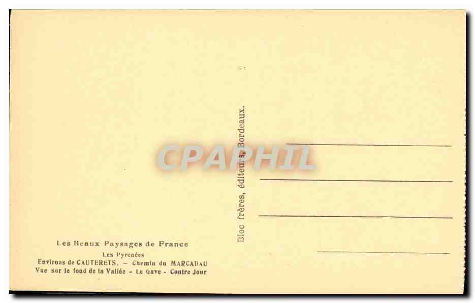 Vue sur le fond de la Vallée — Les Pyrénées — Chemin du MARCAÏAU — Tito — Reverso