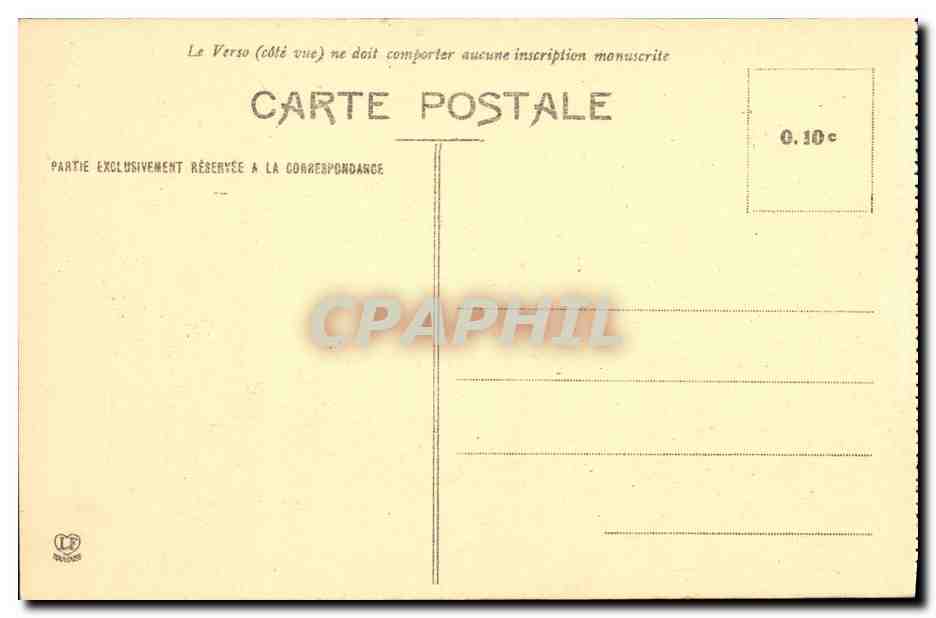 CPA Pau Chateau Henri IV et le pic du Midi d Ossau — Verso