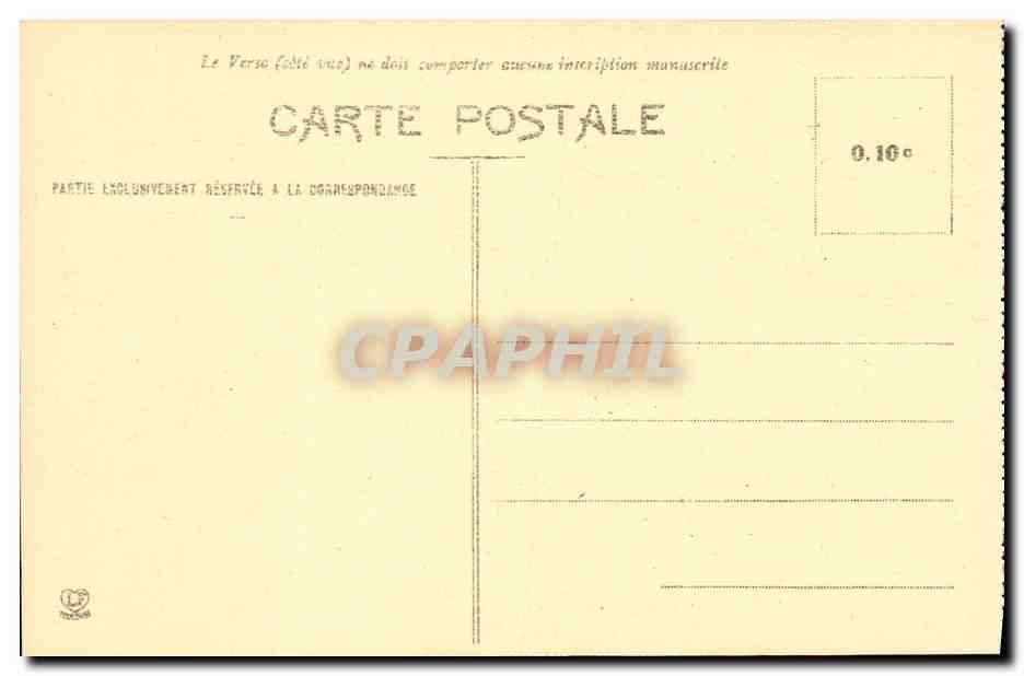 CPA Pau Chateau Henri IV Chambre de la souveraine dite Jeanne d Albert — Verso