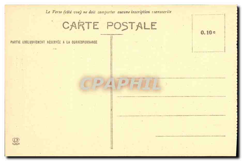 CPA Pau Chateau Henri IV Salon Flamand Tapisserie La kermesse — Verso