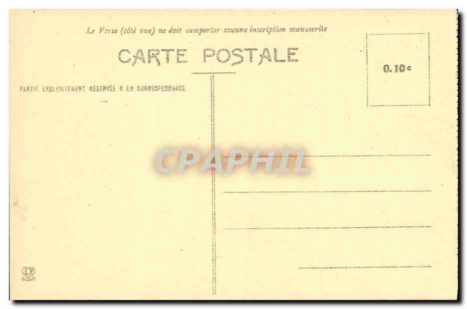 Pau - Château Henri IV - Salle des Officiers de Service — Phototypie Labouche Frères, Toulouse — Verso