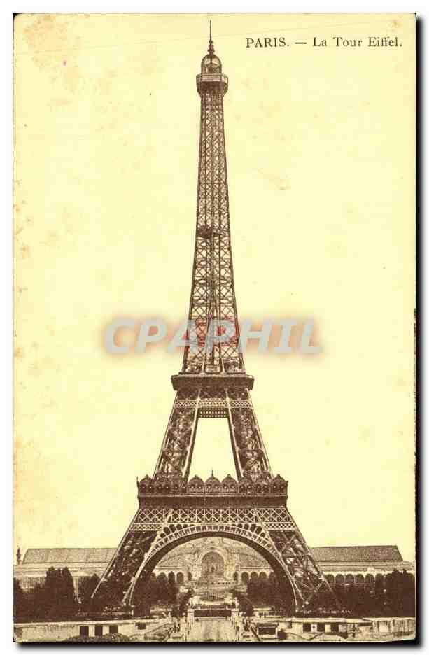 CPA Paris Tour Eiffel Peniche