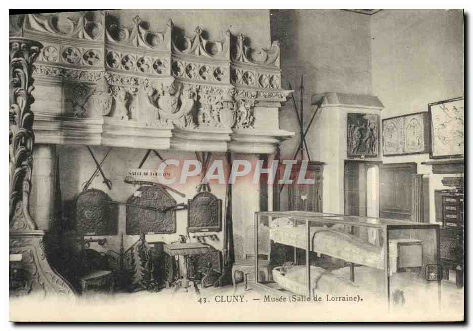 CPA Paris Cluny Musee Salle de lorraine