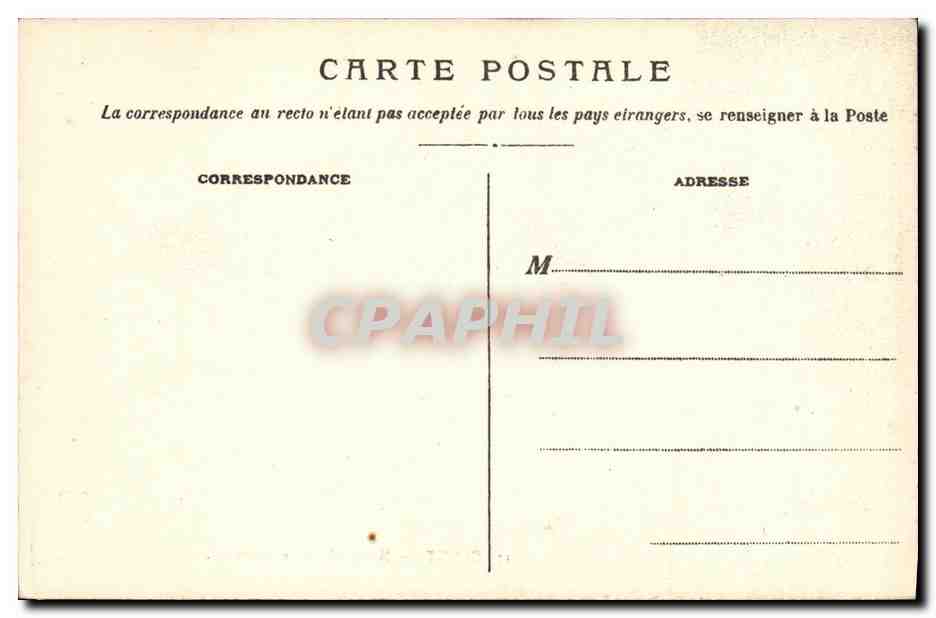 CPA Paris Cluny Musee Salle de lorraine — Rückseite