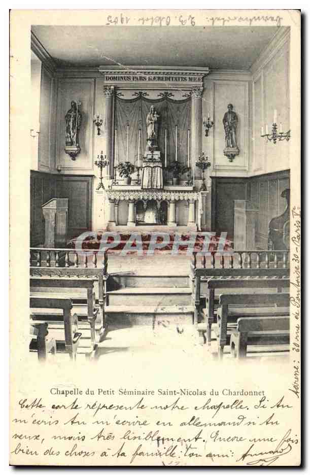 CPA Paris Chapelle du Petit Seminaire Saint Nicolas de Chardonnet
