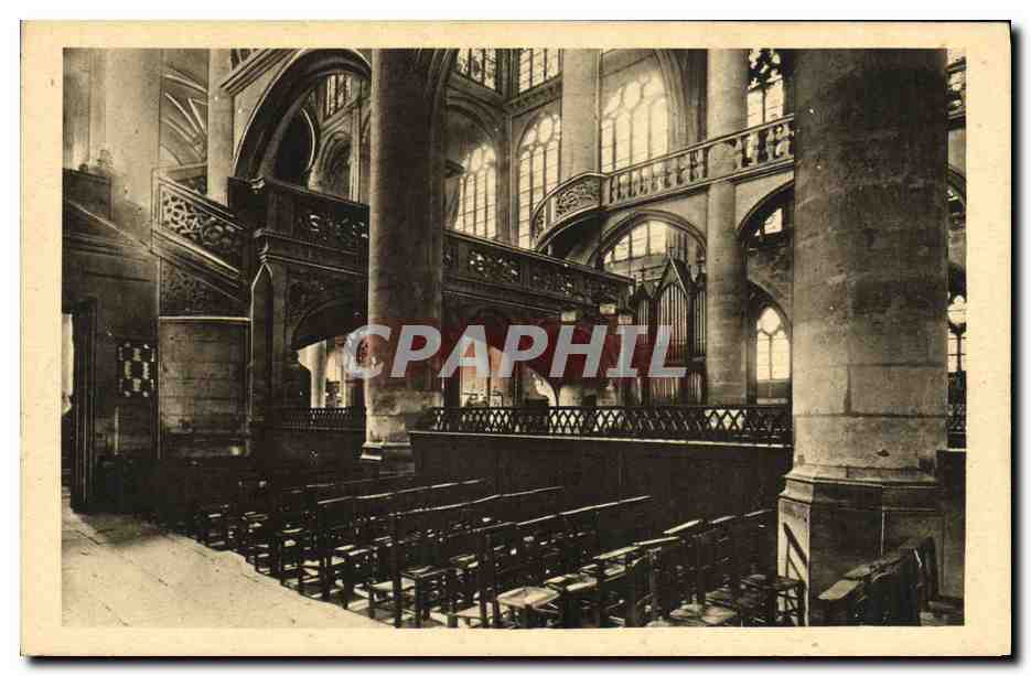 CPA Paris St Etienne du Mont Le jube Facade sur le choeur 