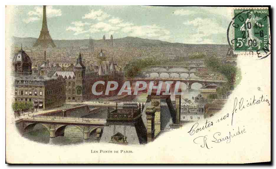 CPA Paris Les Ponts de Paris Belle Jardiniere 
