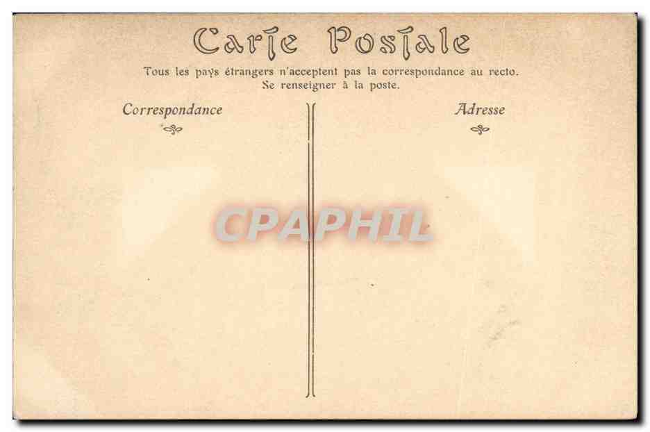 CPA Paris Lycee Henri IV Chapelle Ancienen refectoire  — Rückseite