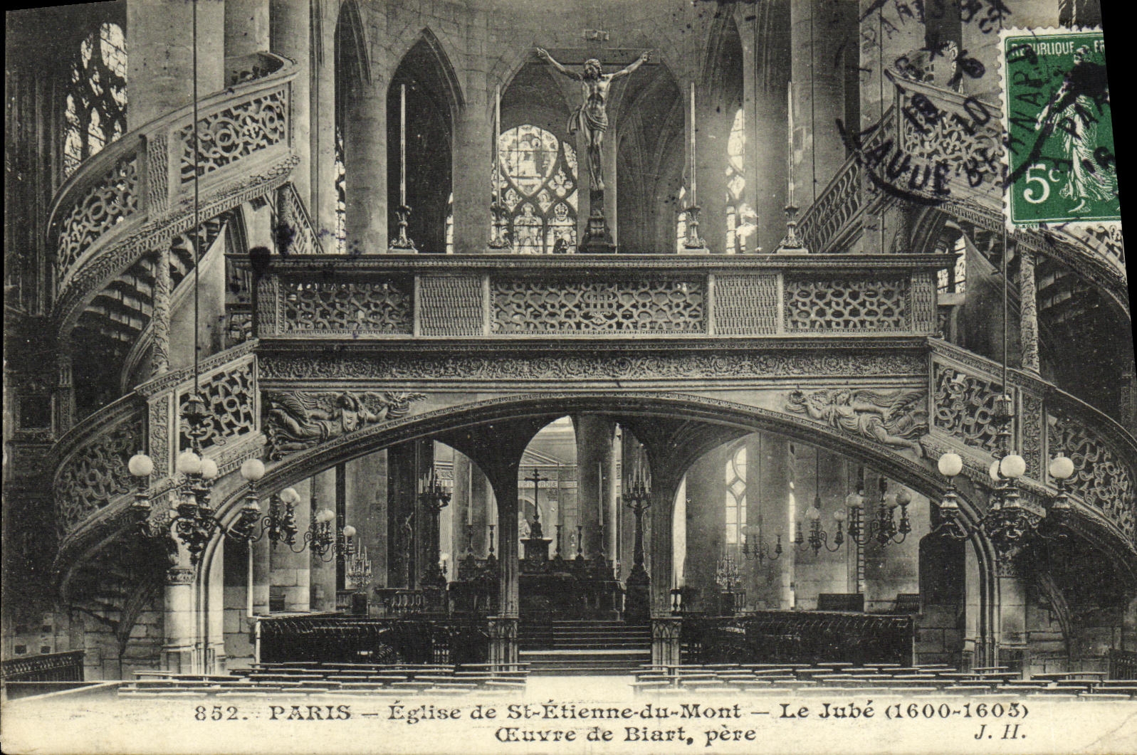CPA Paris de St Etienne du Mont Oeuvre de Biart