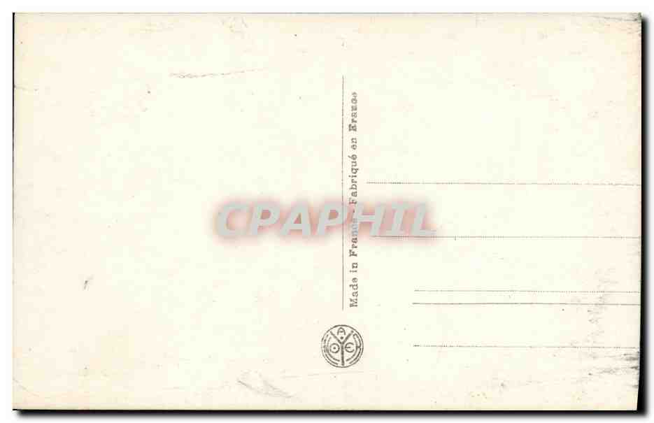 CPA Paris Place De La Concorde La Chambre Des deputes — Rückseite
