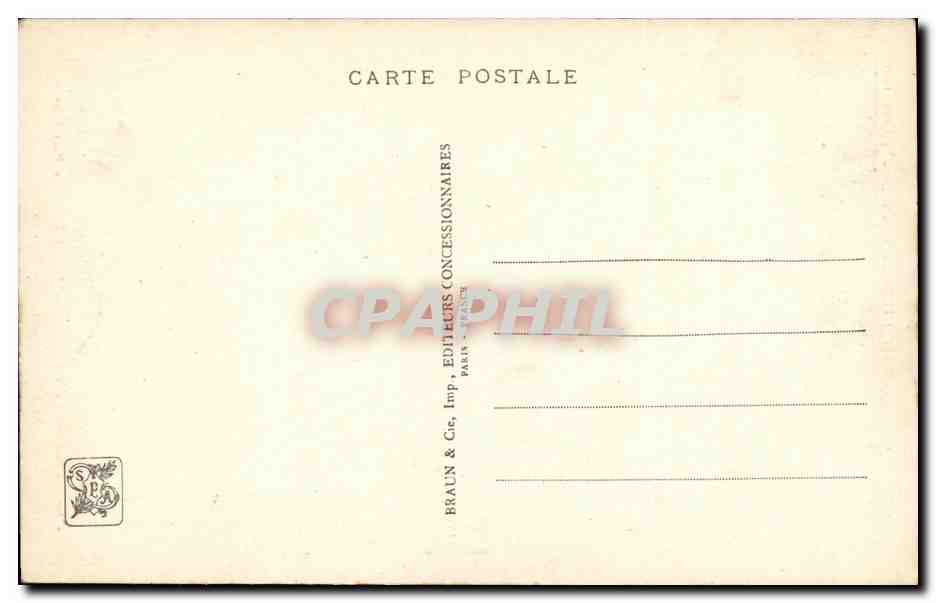 CPA Paris Exposition Colonale Internationale 1931 Section tunisienne Vue prise du minaret du vieux port espagnol  — Verso