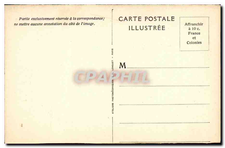 Basilique du Sacré-Cœur de Montmartre — Le porche — V.N. N° 43 — Rückseite