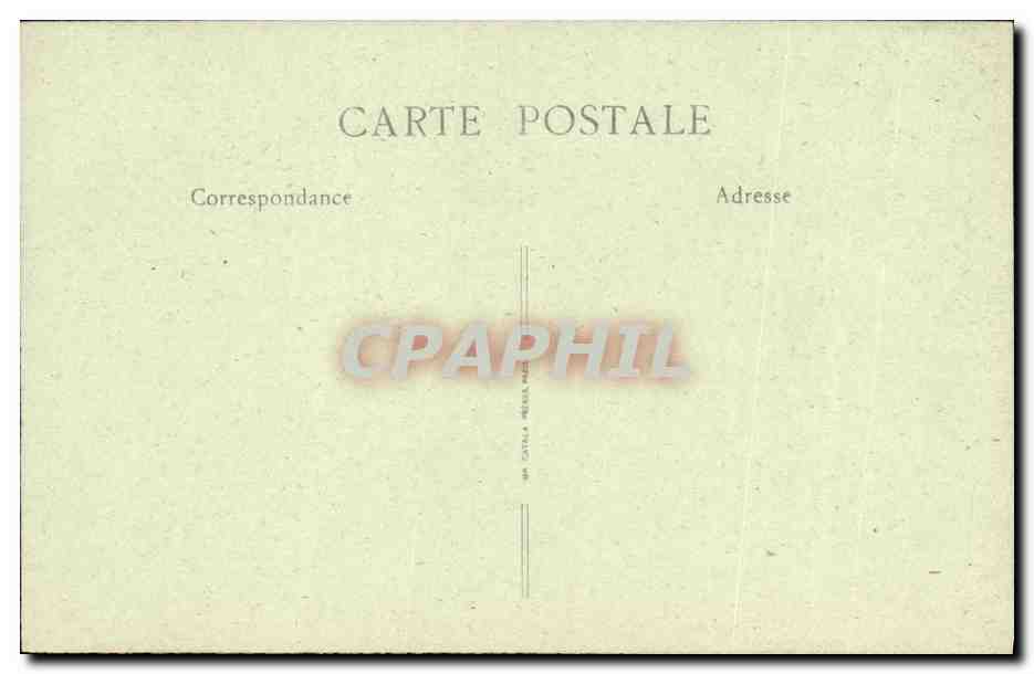 CPA Paris Fresque de la Chapelle de Saint Joseph Eglise de la Trinite — Rückseite