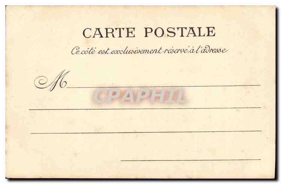 CPA Paris Faculte De Droit — Rückseite