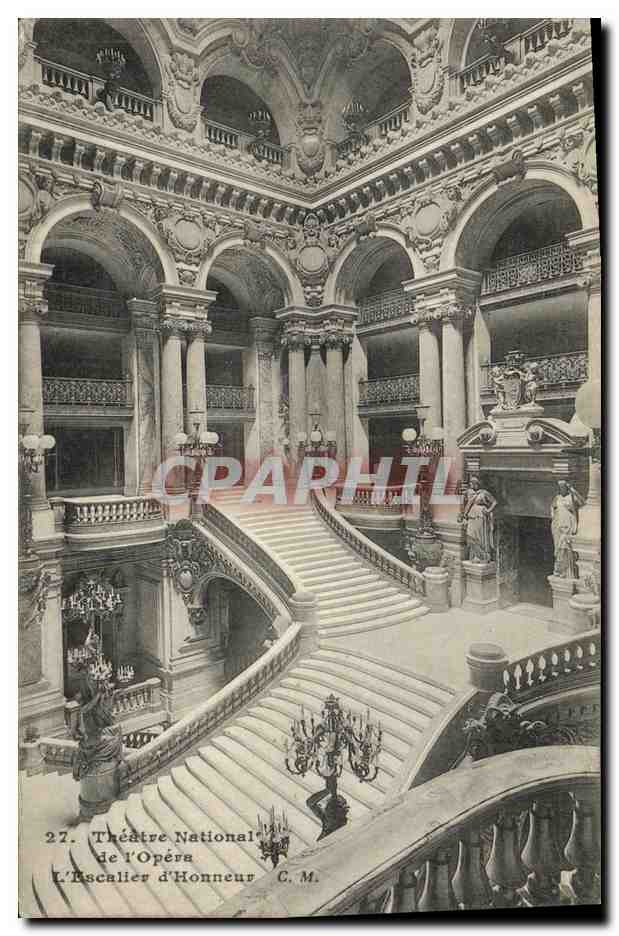 CPA Paris Opera Escalier d honneur