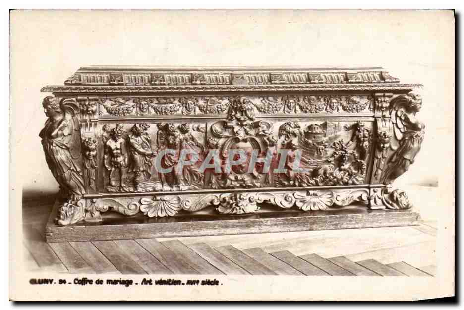 CPA Paris Cluny Coffret de mariage Art venitien 