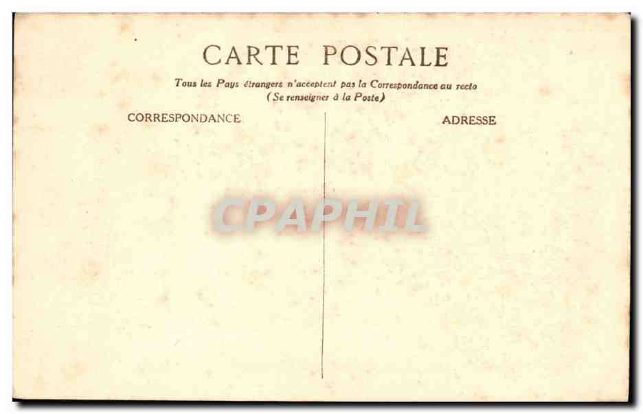 CPA Paris Musee de Cluny Lucarnes et galeries de la facade principale — Rückseite