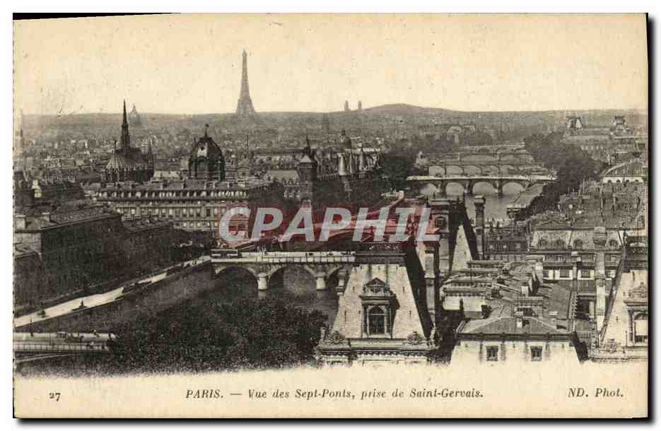 Paris — Vue des Sept-Ponts, prise de Saint-Gervais — ND. Phot. n°27