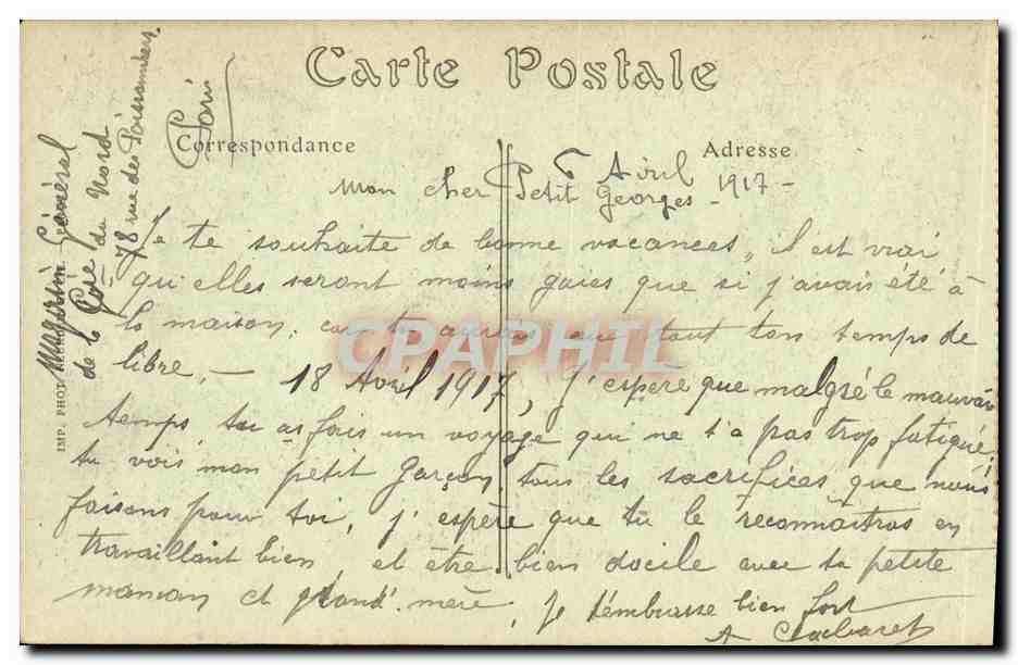 Paris — Vue des Sept-Ponts, prise de Saint-Gervais — ND. Phot. n°27 — Verso
