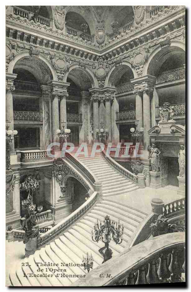 CPA Paris Theatre National de L Opera Escalier d honneur