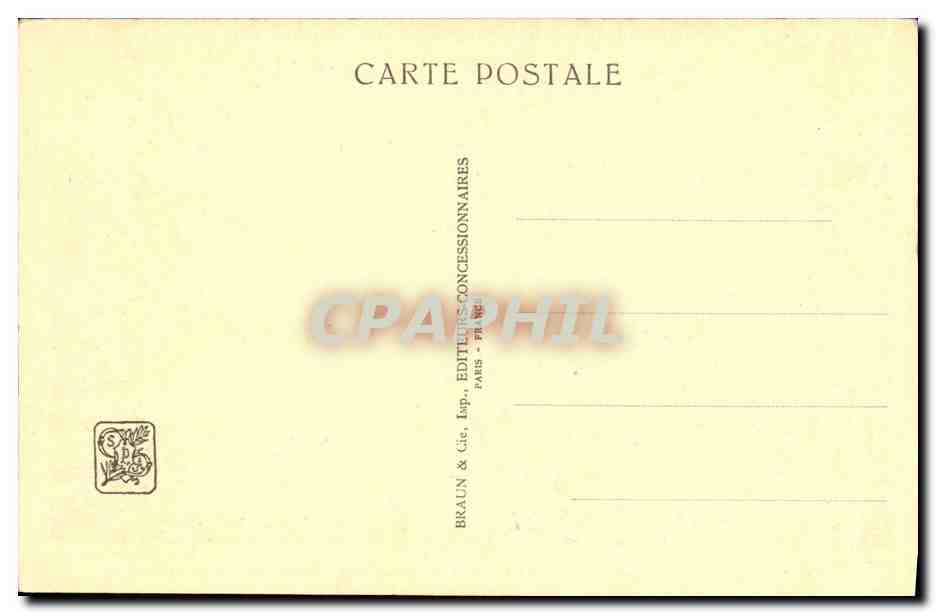 CPA Paris Exposition Coloiale Internationale 1931 Section des Etats Unis Mount Vernon Maison de George Washington — Rückseite