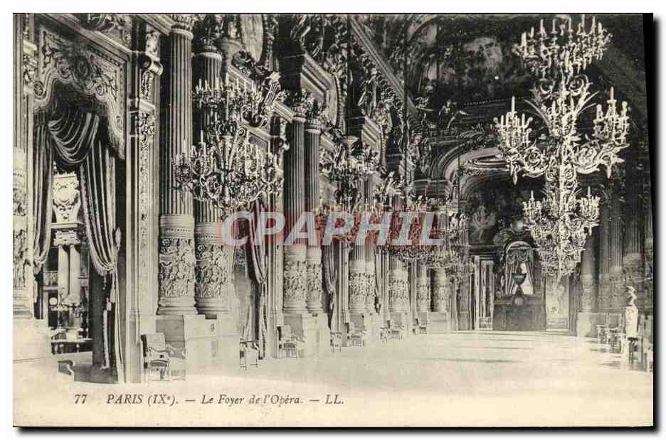 CPA Paris Le Foyer de L Opera