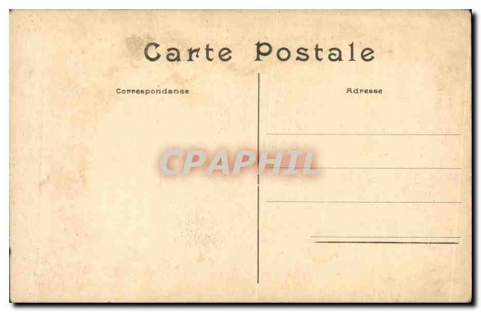 CPA Paris Gare Saint Lazere Cour du Havre — Rückseite
