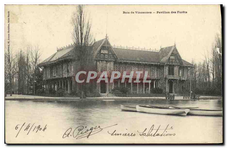 CPA Paris Bois de Vincennes Pavillon des Forets